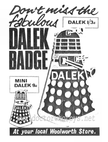 Doctor Who Toy Advertisement